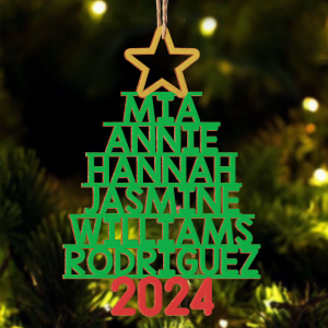 The Best Part Of Christmas - Family Personalized Custom Ornament - Wood Custom Shaped - Christmas Gift For Family Members