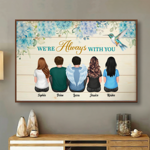 Hummingbird I Am Always With You Memorial Personalized Poster