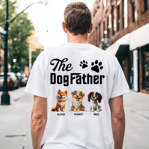 The Dog Father 3D Effect - Personalized T Shirt