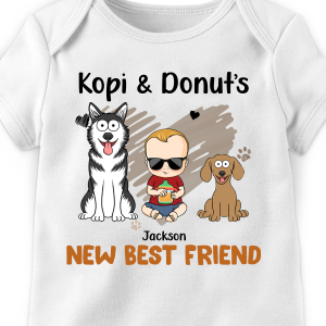 New Best Friend Pet Lovers - Personalized Baby Onesie