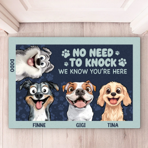 Just Walk In, Your Presence Is Always Felt - Dog Personalized Custom Home Decor Decorative Mat - House Warming Gift For Pet Owners, Pet Lovers