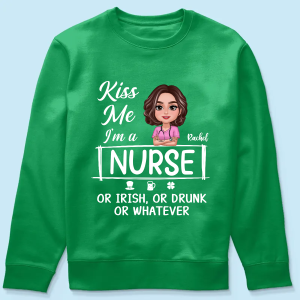 Kiss Me Occupation Title St. Patrick's Day Personalized Shirt