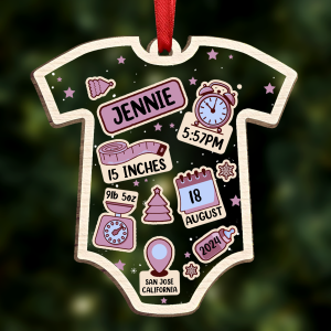Baby First Christmas - Personalized Acrylic Ornament