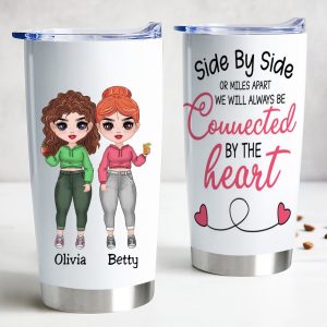 Connected Hearts 20oz Insulated Tumbler - Makezbright Gifts