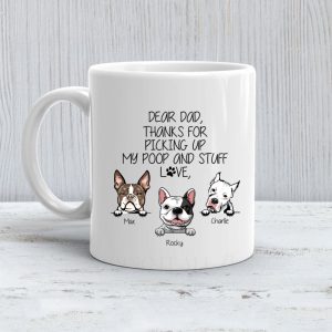 Dog Dad Coffee Mug – Personalized Gift for Dog Lover - Makezbright Gifts