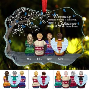 Family - I Am Always With You - Personalized Transparent Ornament - Makezbright Gifts