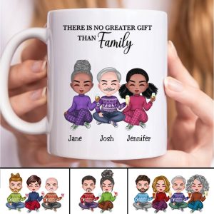 Family - There Is No Greater Gift Than Family - Personalized Mug (VT) - Makezbright Gifts