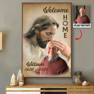 Family - Welcome Home - Personalized Poster - Makezbright Gifts