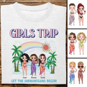 Friends - Let The Shenanigans Begin! - Personalized Unisex T - Shirt - Makezbright Gifts