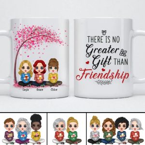 Friends - There Is No Greater Gift Than Friendship - Personalized Mug - Makezbright Gifts