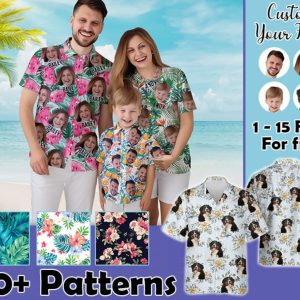 Hawaii - Custom Face Hawaiian Shirt - Personalized Shirt (LH4) - Makezbright Gifts