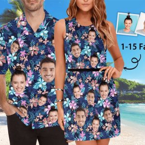 Hawaii - Custom Face Hawaiian Shirts - Personalized Short (LH6) - Makezbright Gifts