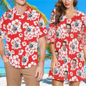 Hawaii - Custom Face Hawaiian Shirts - Personalized Short (LH8) - Makezbright Gifts