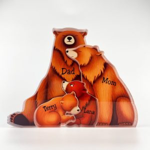 MakeZBright Acrylic Bear - V2 - Makezbright Gifts