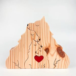 MakeZBright Wooden Wolf / Dog - Makezbright Gifts